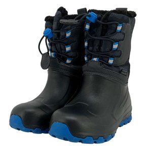 XMTN | Boy's Winter Boots | Blue & Black | Size 12